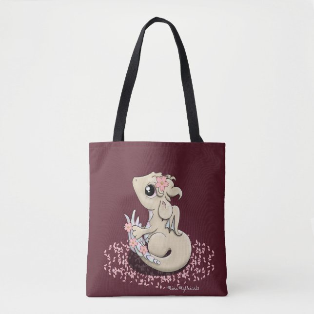 Sakura Dragon Tote Bag (Front)