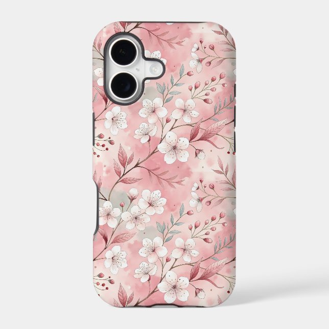 Sakura Flower Pattern Pink  (Back)