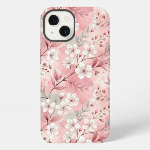 Sakura Flower Pattern Pink  iPhone 13 Case