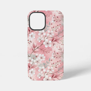 Sakura Flower Pattern Pink iPhone 12 Mini Case