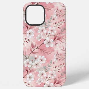 Sakura Flower Pattern Pink iPhone 12 Pro Max Case