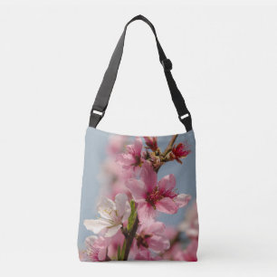 Sakura Flower Soft Pink Blossom Crossbody Bag
