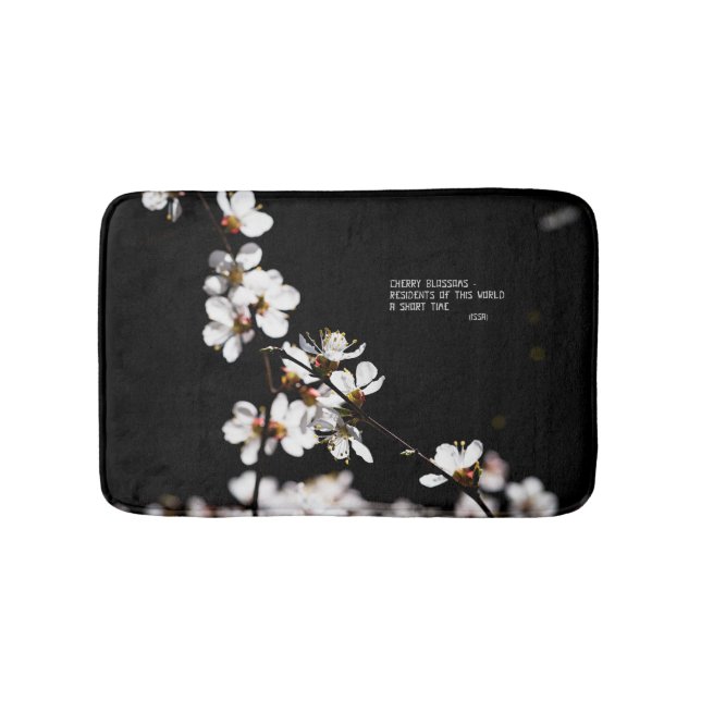 Sakura flowers bath mat (Front)