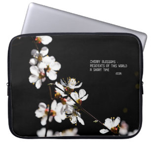 Sakura flowers laptop sleeve