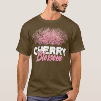 Sakura Flowers Spring Cherry Blossoms Japanese Kan T-Shirt