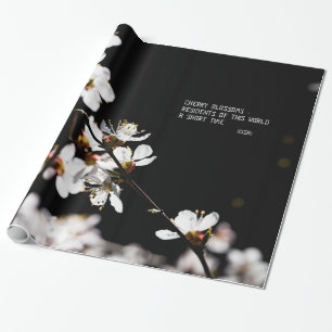 Sakura flowers wrapping paper
