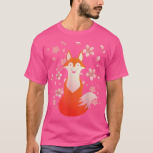 Sakura Forest Animal Cherry Blossom Animal Lover C T-Shirt
