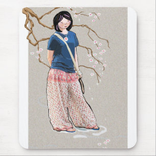 Sakura girl version 3 mouse pad