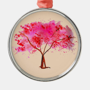 Sakura Japanese Cherry Blossom art Metal Tree Decoration