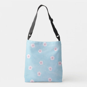 Sakura Japanese Cherry Blossom Floral Crossbody Bag