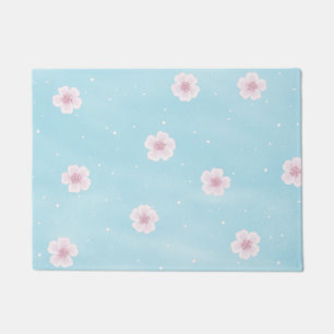 Sakura Japanese Cherry Blossom Floral Doormat
