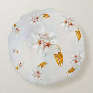 Sakura - Japanese cherry blossom Round Cushion
