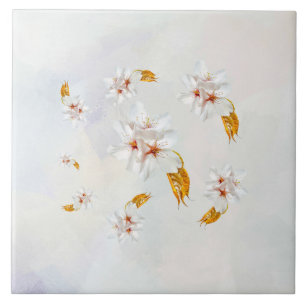 Sakura - Japanese cherry blossom Tile