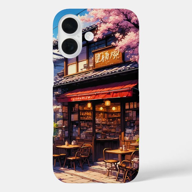 Sakura Kissa  - Cherry Blossom Café Case-Mate iPhone Case (Back)