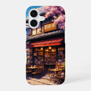 Sakura Kissa - Cherry Blossom Café iPhone 16 Case