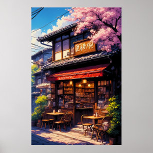 Sakura Kissa - Cherry Blossom Café Poster