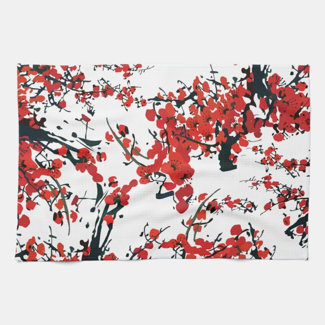 Sakura Kitchen Towels (Horizontal)