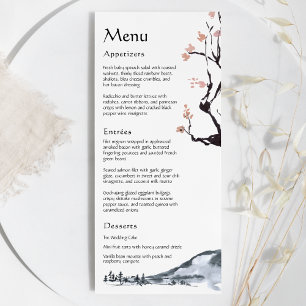 Sakura Mountain   Casual Wedding Flat Menu