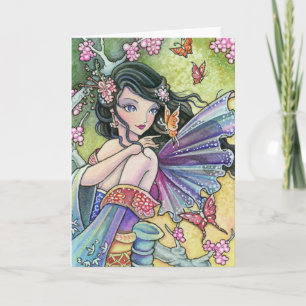 Sakura Night - blank card