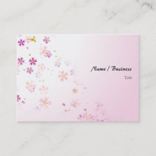 Sakura Pink Business Card