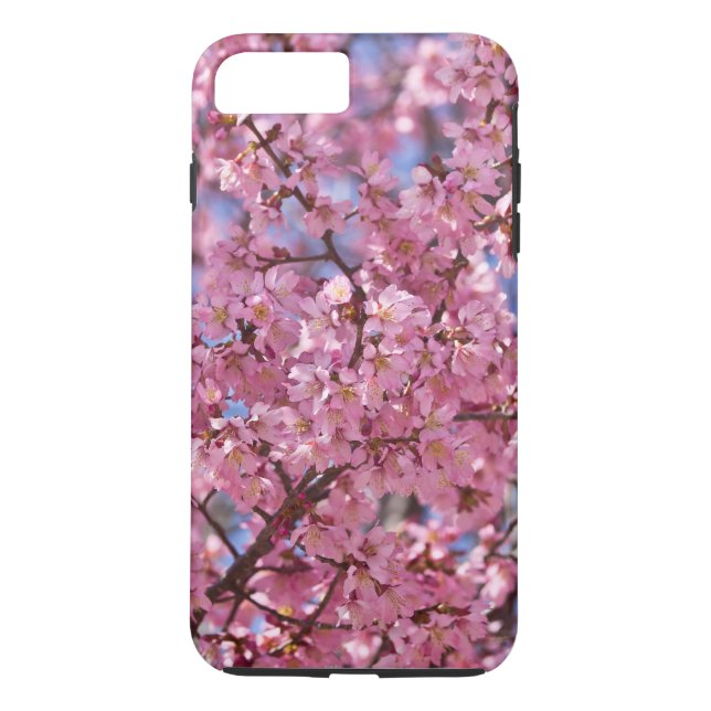 Sakura Pink Cherry Blossom Sky Case-Mate iPhone Case (Back)