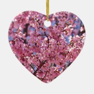 Sakura Pink Cherry Blossom Sky Ceramic Tree Decoration