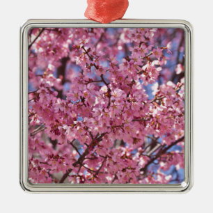 Sakura Pink Cherry Blossom Sky Metal Tree Decoration