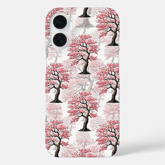 Sakura Pink Cherry Blossom Tree Design  Case-Mate iPhone Case (Back)