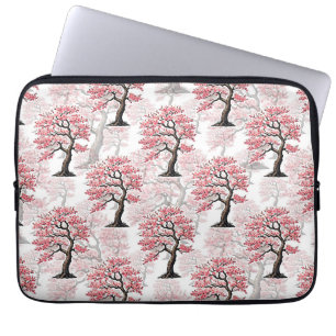 Sakura Pink Cherry Blossom Tree Design Laptop Sleeve