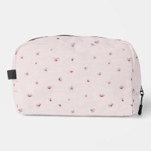 Sakura Pink Japanese Cherry Blossom Floral Pattern Dopp Kit