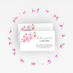Sakura - Recipe for the bride to be Enclosure Card