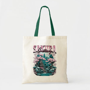 Sakura Sanctuary Japanese Garden Tote Bag