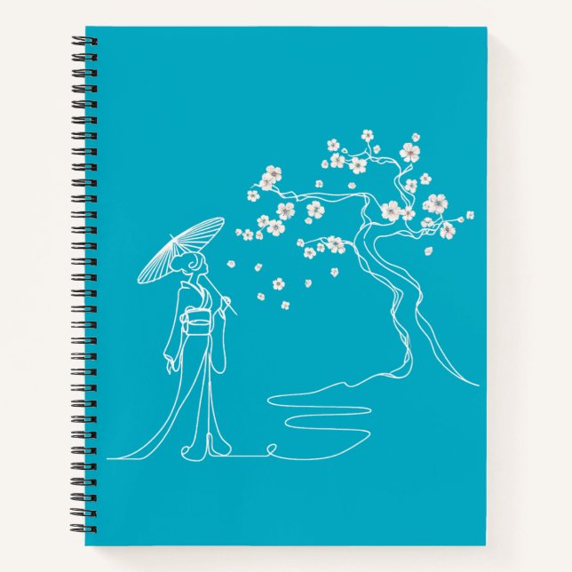 Sakura Serenity Notebook (Front)
