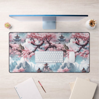 Sakura Serenity Temple Desk Mat