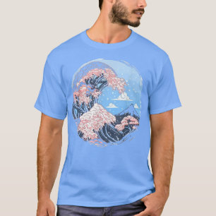 Sakura Spring Great wave 1017 T-Shirt