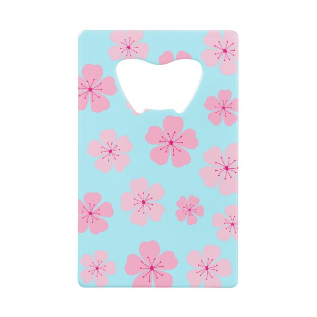 Sakura Stainless Steel Bottle Opener (Front)