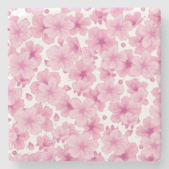 Sakura Stone Coaster (Front)