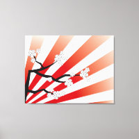 Sakura Sunrise Zen White Cherry Blossoms Flowers