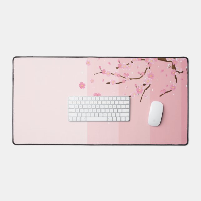 Sakura Themed | Desk Mat (Keyboard & Mouse)