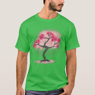 Sakura Tree Japanese Culture Fan1167 T-Shirt