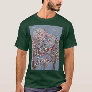 Sakura Tree Lover Japan Pink Flower Vintage Cherry T-Shirt