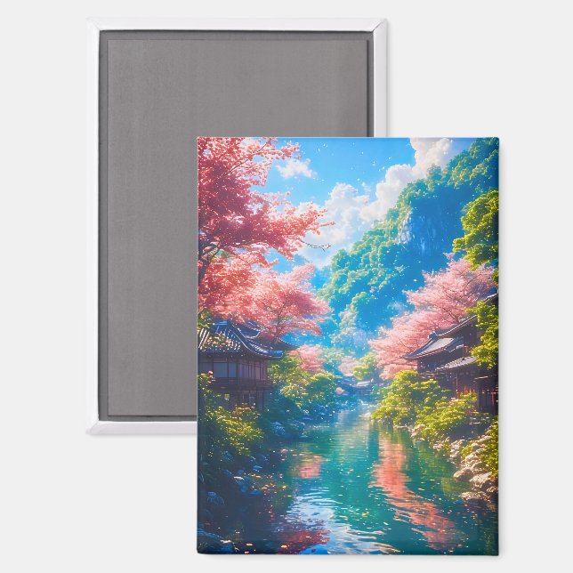 Sakura Utsuru Seiryū  Magnet (Front/Back)