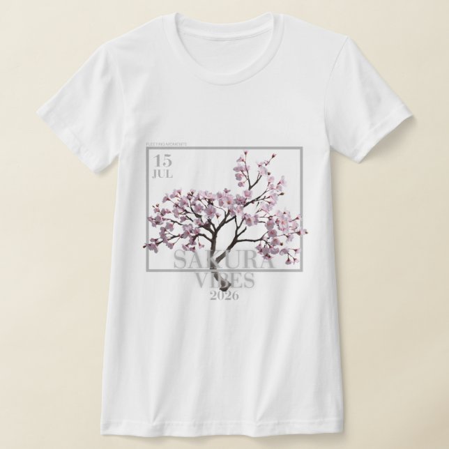 Sakura Vibes T-Shirt (Laydown)