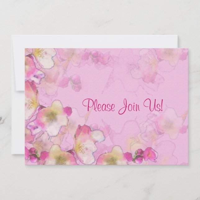 Sakura Wedding Invitation (Front)