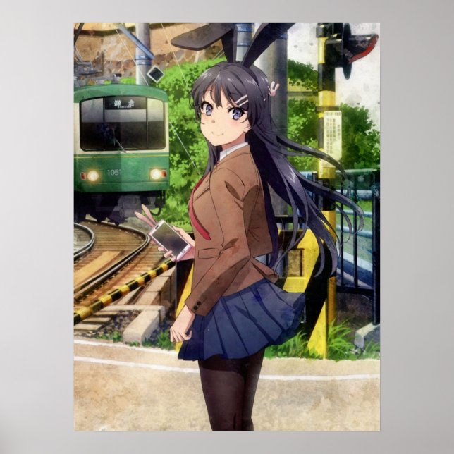 Sakurajima Mai Bunny Girl Senpai Poster (Front)