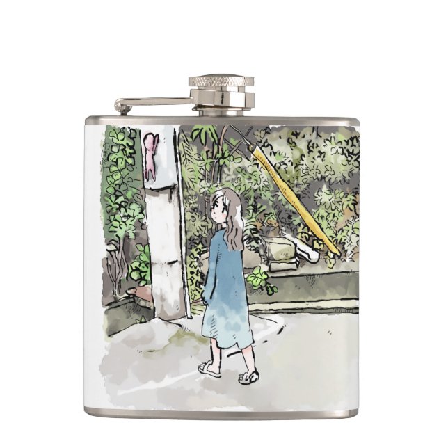 Sakusabou Hip Flask (Front)