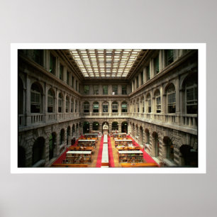 Sala di Lettura, built in 1537-88 (photo) Poster