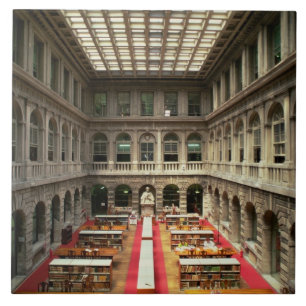 Sala di Lettura, built in 1537-88 (photo) Tile