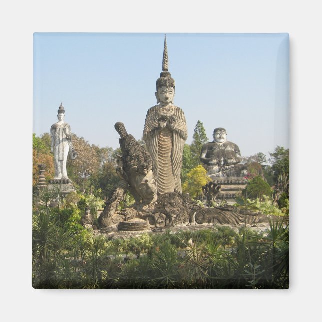 Sala Keo Kou, Nong Khai, Thailand Magnet (Front)