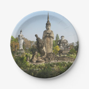 Sala Keo Kou, Nong Khai, Thailand Paper Plate